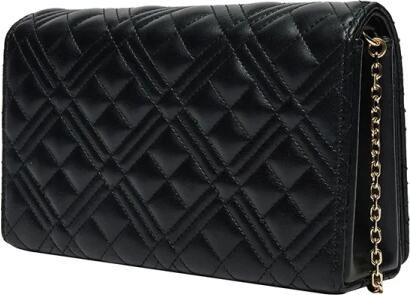 Love Moschino Chique Schoudertas met Magneetsluiting Black Dames