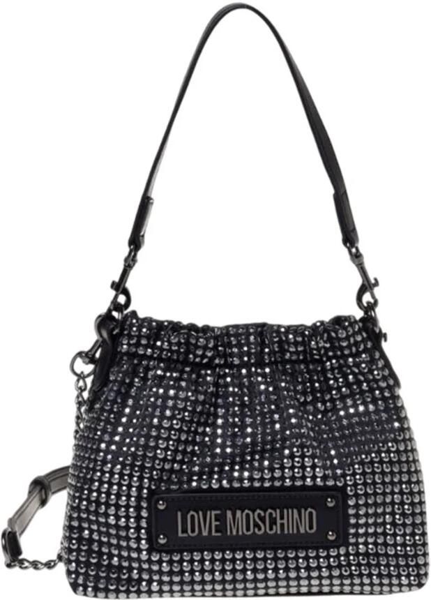 Moschino Zwarte Synthetische Dames Schoudertas Black Dames - Foto 2