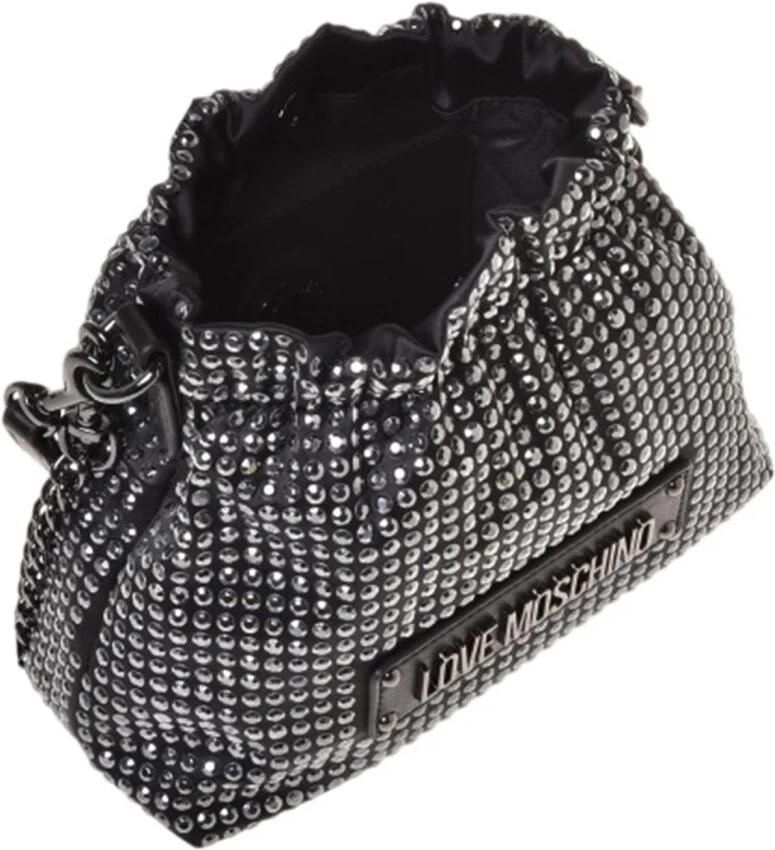 Moschino Zwarte Synthetische Dames Schoudertas Black Dames