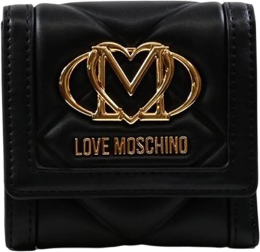 Love Moschino Zwarte Portemonnees voor Stijlvolle Look Black Dames - Foto 4