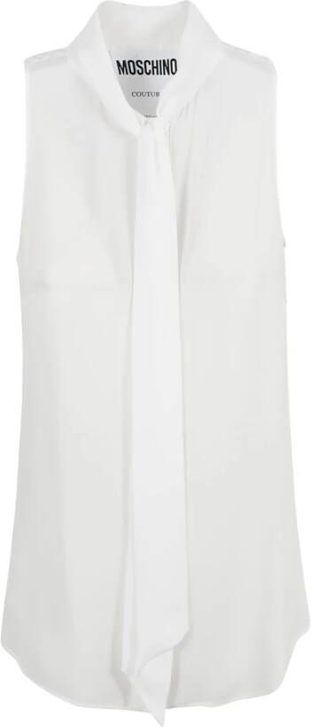 Moschino Witte Overhemden Collectie White Dames