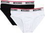 Moschino Twee Pack Slips van Katoenmix White Heren - Thumbnail 1