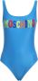 Moschino Turquoise stretch polyester zwempak Blauw Dames - Thumbnail 2