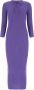 Moschino Paarse wollen jurk Purple Dames - Thumbnail 1