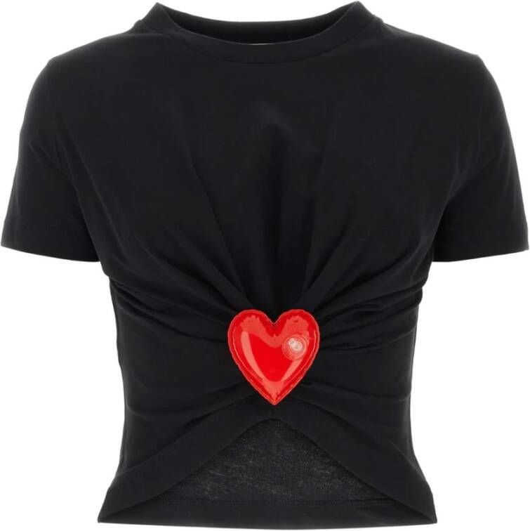 Moschino Stijlvolle T-shirt set voor vrouwen Black Dames