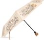 Moschino Paraplu met logo Beige Unisex - Thumbnail 1