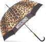 Moschino Paraplu met logo Bruin Unisex - Thumbnail 1