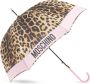 Moschino Paraplu met logo Bruin Unisex - Thumbnail 1