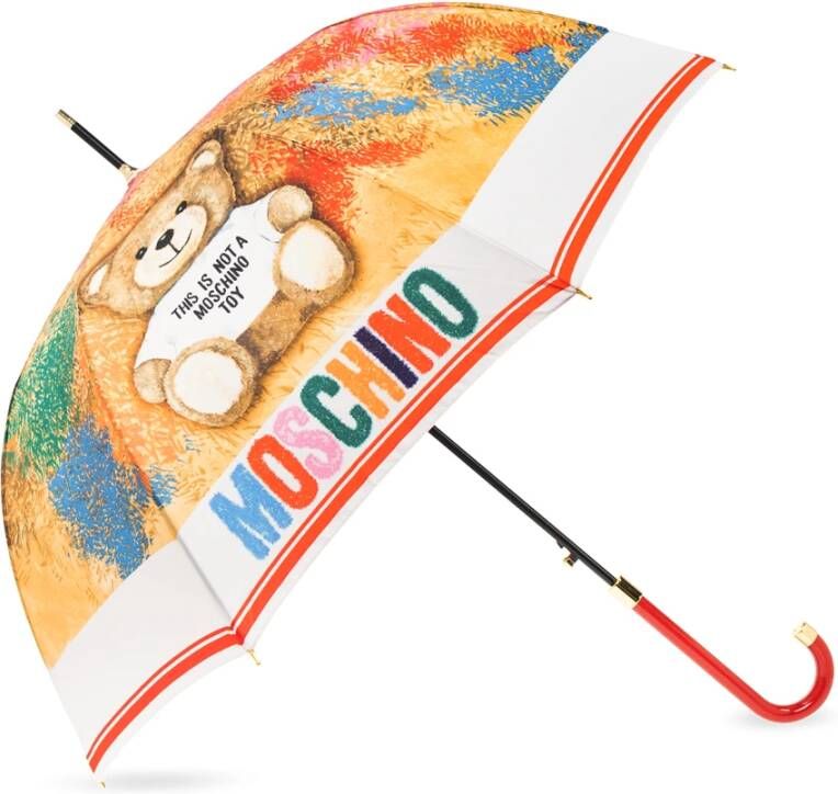 Moschino Paraplu met logo Meerkleurig Unisex