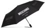 Moschino Paraplu met logo Zwart Unisex - Thumbnail 1