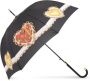 Moschino Paraplu met logo Zwart Unisex - Thumbnail 1