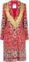 Moschino Velvet Tapijtdruk Jas Multicolor Dames - Thumbnail 1