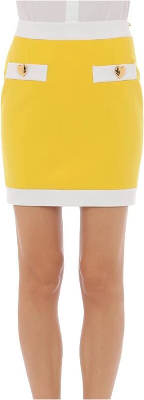 Moschino Pencil Skirts Geel Dames