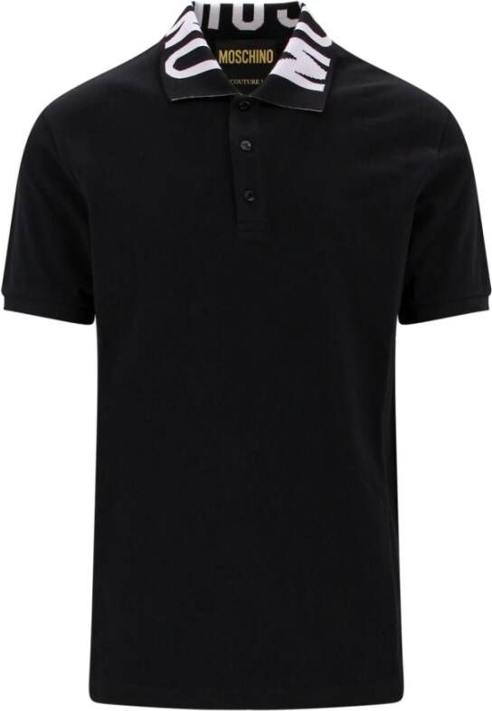 Moschino Polo Shirt Zwart Heren