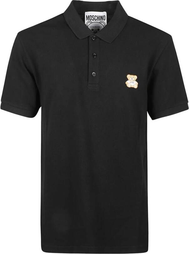 Moschino Polo Shirt Zwart Heren