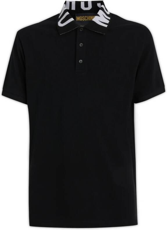 Moschino Polo Shirts Zwart Heren