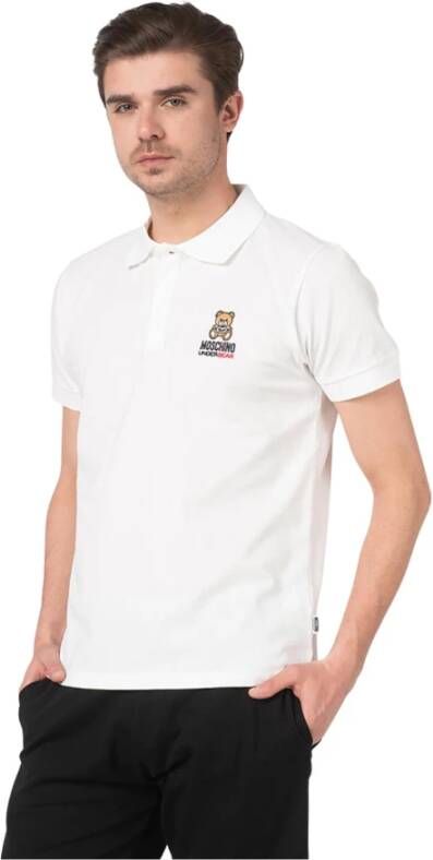 Moschino Hoogwaardig Polo Shirt voor Heren White Heren