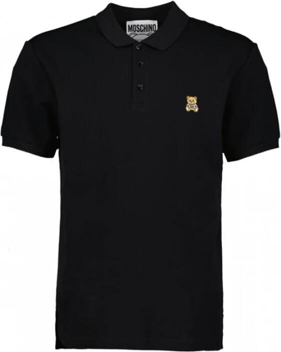 Moschino Poloshirt Zwart Heren