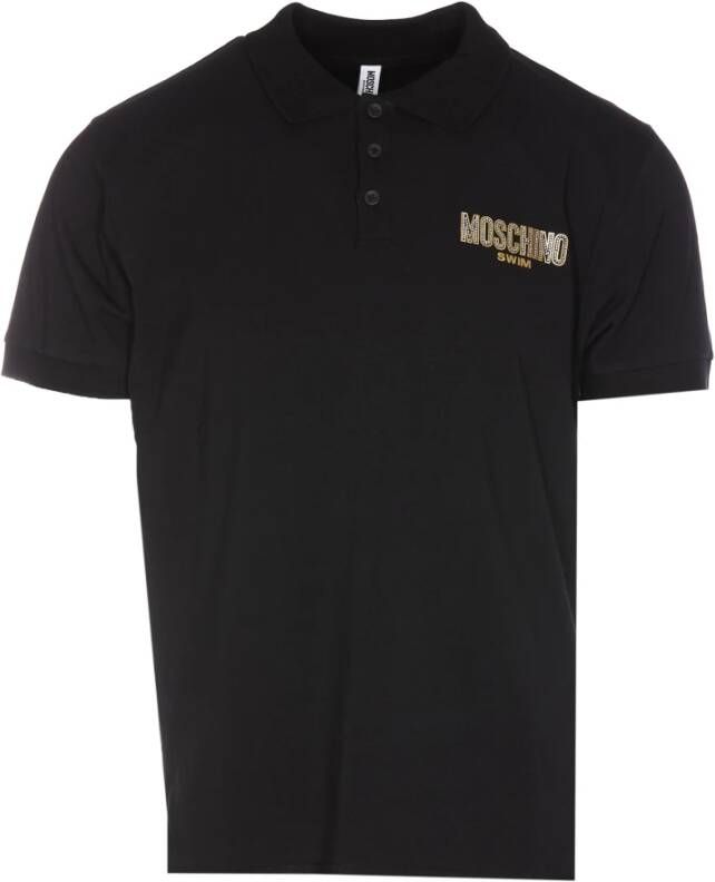 Moschino Poloshirt Zwart Heren