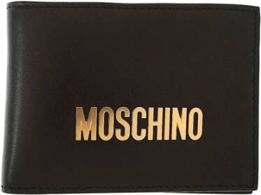 Moschino Portemonnee kaarthouder Zwart Heren