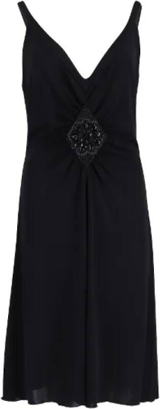 Moschino Pre-Owned Pre-owned Acetate dresses Zwart Dames