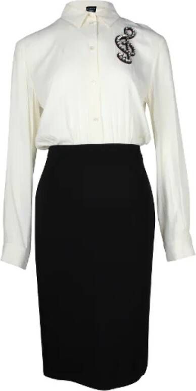 Moschino Pre-Owned Pre-owned Acetate dresses Zwart Dames