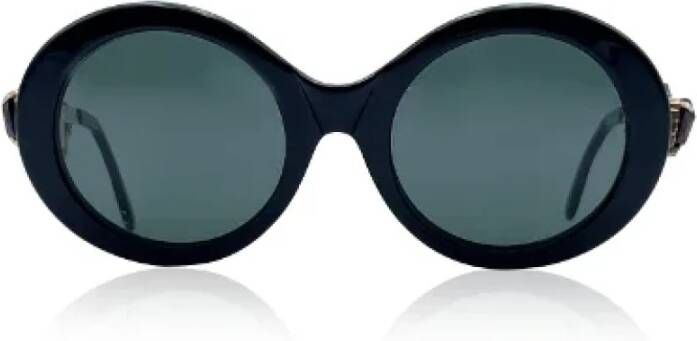Moschino Pre-Owned Pre-owned Acetate sunglasses Zwart Dames