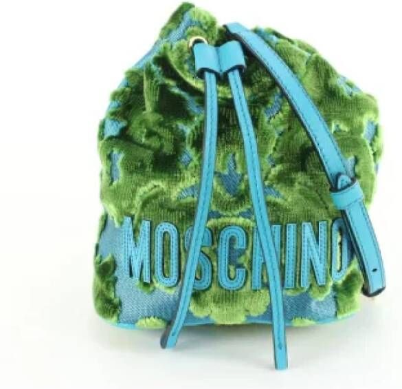 Moschino Pre-Owned Pre-owned Canvas handbags Groen Dames