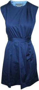 Moschino Pre-Owned Pre-owned Cotton dresses Blauw Dames