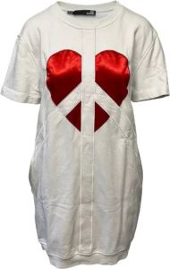 Moschino Pre-Owned Pre-owned Cotton dresses Wit Dames
