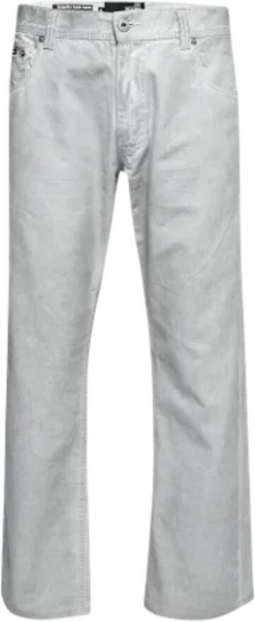 Moschino Pre-Owned Pre-owned Cotton jeans Grijs Dames