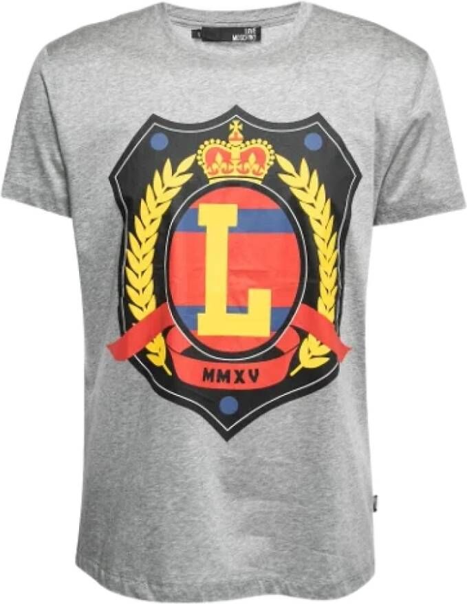 Moschino Pre-Owned Pre-owned Cotton tops Grijs Dames