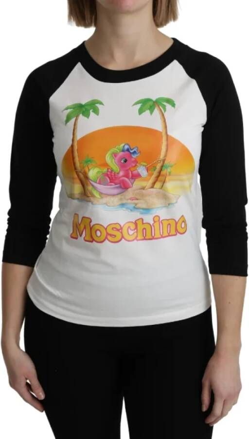 Moschino Pre-Owned Pre-owned Cotton tops Wit Dames