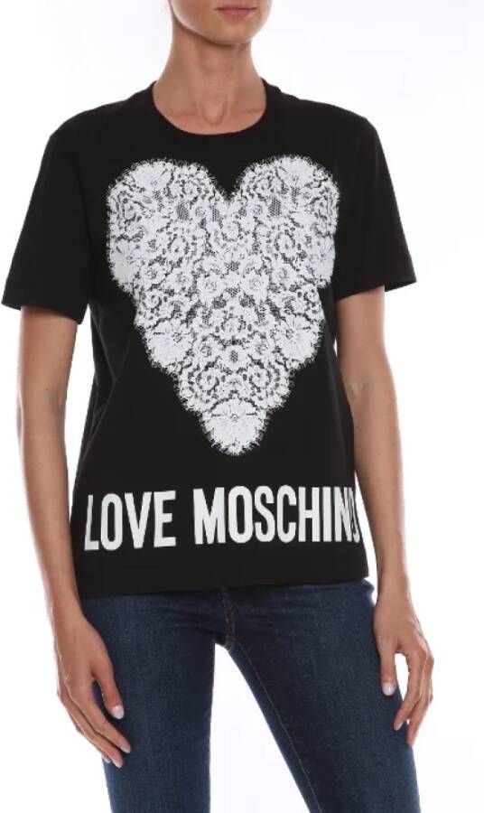 Moschino Pre-Owned Pre-owned Cotton tops Zwart Dames