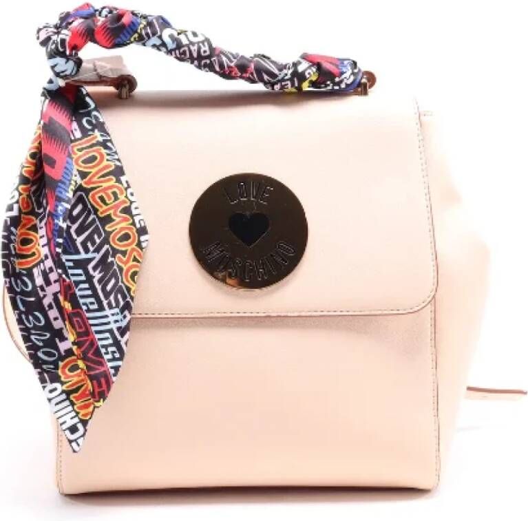 Moschino Pre-Owned Pre-owned Fabric backpacks Roze Dames