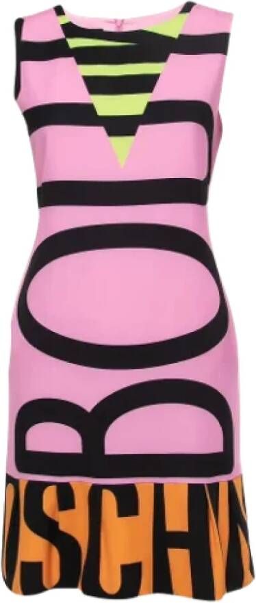 Moschino Pre-Owned Pre-owned Fabric dresses Roze Dames