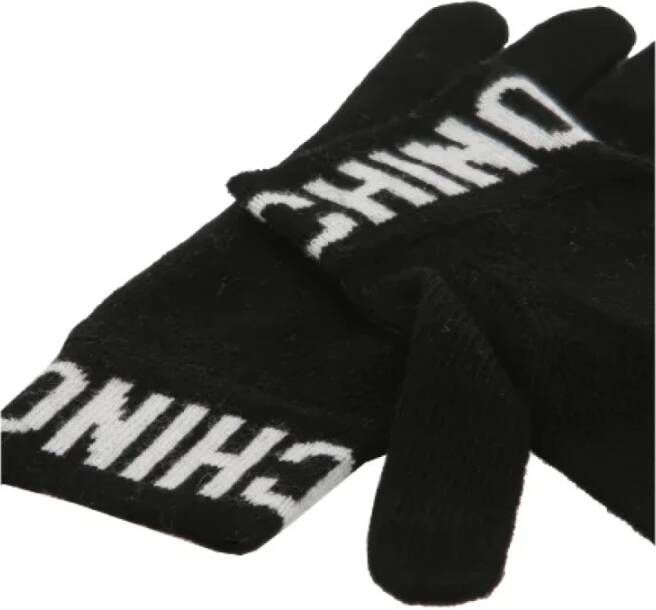 Moschino Pre-Owned Pre-owned Fabric gloves Zwart Dames
