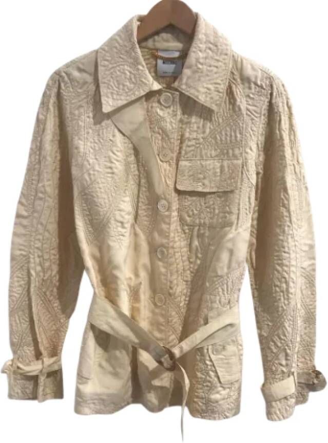 Moschino Pre-Owned Pre-owned Fabric outerwear Beige Dames