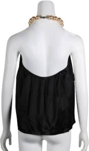Moschino Pre-Owned Pre-owned Fabric tops Zwart Dames