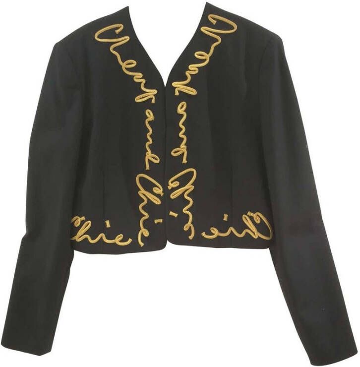 Moschino Pre-Owned Pre-owned Jackets Zwart Dames