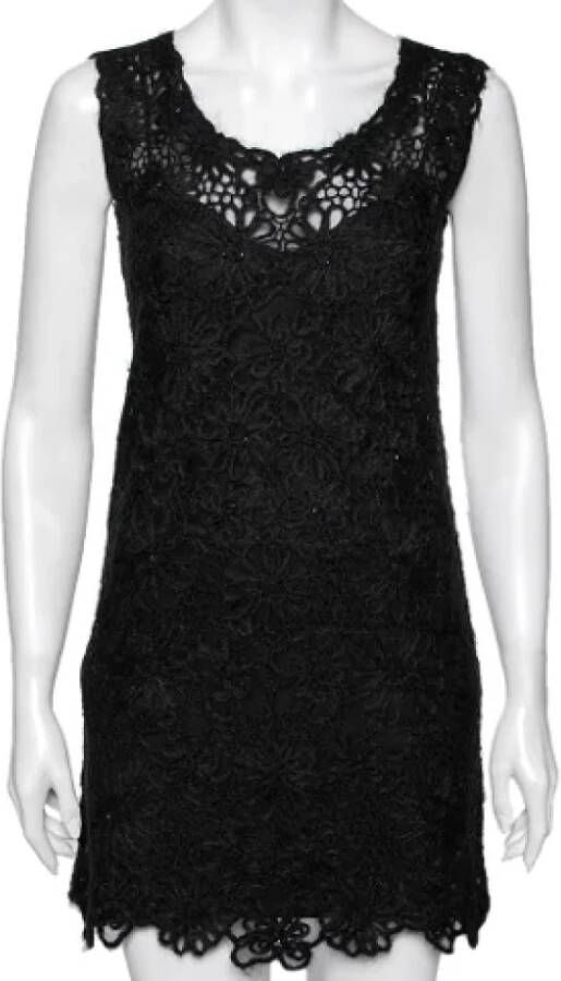 Moschino Pre-Owned Pre-owned Lace dresses Zwart Dames