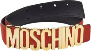 Moschino Pre-Owned Pre-owned Leather belts Oranje Dames