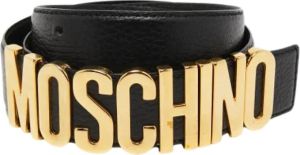 Moschino Pre-Owned Pre-owned Leather belts Zwart Dames