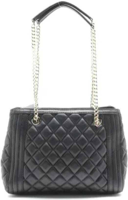 Moschino Pre-Owned Pre-owned Leather crossbody-bags Zwart Dames