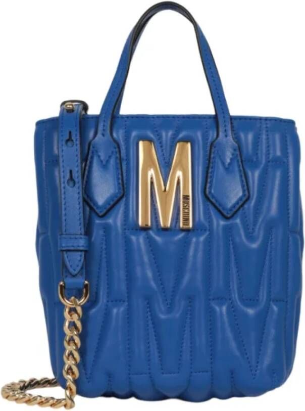 Moschino Pre-Owned Pre-owned Leather handbags Blauw Dames