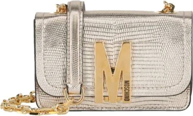 Moschino Pre-Owned Pre-owned Leather shoulder-bags Grijs Dames