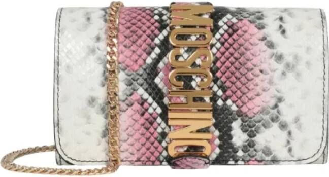 Moschino Pre-Owned Pre-owned Leather shoulder-bags Roze Dames