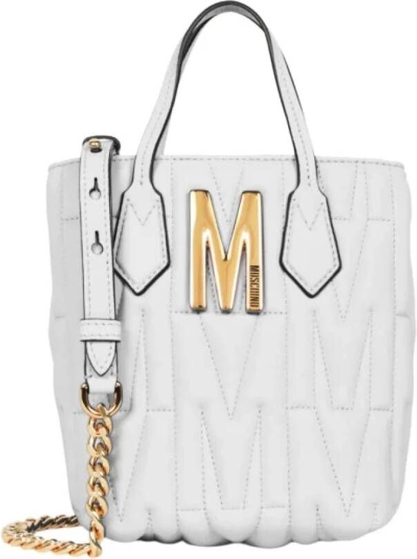 Moschino Pre-Owned Pre-owned Leather shoulder-bags Wit Dames