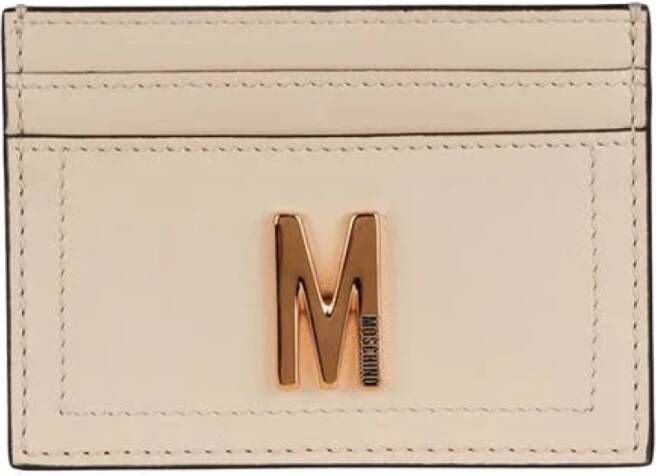 Moschino Pre-Owned Pre-owned Leather wallets Beige Dames