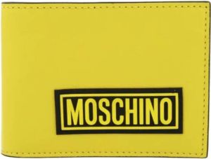 Moschino Pre-Owned Pre-owned Leather wallets Geel Heren